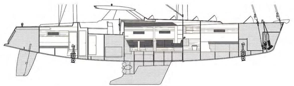 Amel 64 - 2012 30 Plan amenagement Amel 54 Sizun and Charpentier